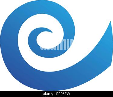 Wellen Strand Logos und Symbole Vorlage Symbole app Stock Vektor