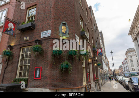 Das Henry Holland, Barrett Street, London W1 Stockfoto