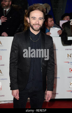 LONDON, GROSSBRITANNIEN. Januar 22, 2019: Jack P Hirte im nationalen TV Awards 2019 in der O2 Arena in London. Bild: Steve Vas/Featureflash Stockfoto