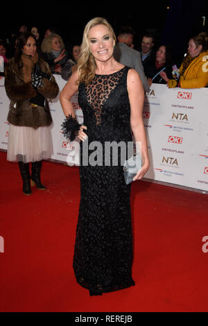 London, Großbritannien. 22 Jan, 2019. LONDON, GROSSBRITANNIEN. Januar 22, 2019: Tamsin Outhwaite am nationalen TV Awards 2019 in der O2 Arena in London. Bild: Steve Vas/Featureflash Credit: Paul Smith/Alamy leben Nachrichten Stockfoto
