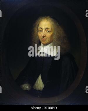 Portrait von Constantijn Huygens (1596-1687). Dating: 1672. Maße: H 27 cm x W 23 cm. Museum: Rijksmuseum, Amsterdam. Thema: Caspar Netscher. Stockfoto