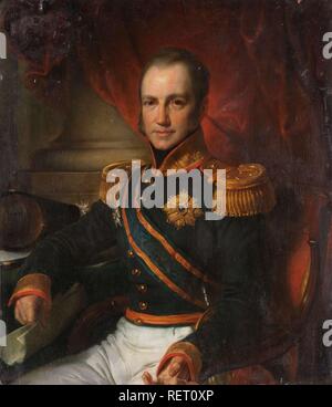 Portrait von Godart Alexander Gerard Philip, Baron van der Capellen, Generalgouverneur von Niederländisch-ostindien. Datierung: 1816 - 1857. Maße: H 103,5 cm × w 89,5 cm x T 0,6 cm, h 115 cm x B 103 cm x T 5,5 cm. Museum: Rijksmuseum, Amsterdam. Autor: Cornelis Kruseman. Stockfoto