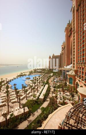 Hotel Atlantis, The Palm, Dubai, Vereinigte Arabische Emirate Stockfoto