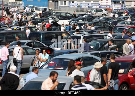 Gebrauchtwagen, privater wöchentlich Auto Mart, Essen-Bergeborbeck, Nordrhein-Westfalen Stockfoto