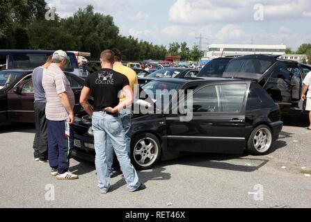 Gebrauchtwagen, privater wöchentlich Auto Mart, Essen-Bergeborbeck, Nordrhein-Westfalen Stockfoto