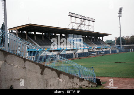 Allgemeine Ansicht der MTK Budapest FC Football Ground, Hidegkuti Nandor Stadion, Budapest, Ungarn, dargestellt am 1. September 1996 Stockfoto