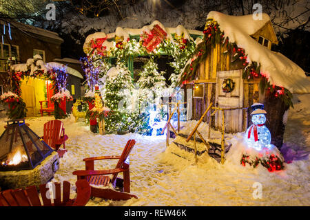 Santa Claus Village in Québec, Kanada Stockfoto