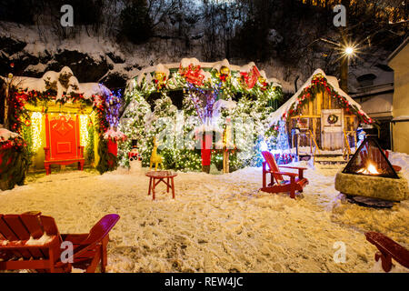 Santa Claus Village in Québec, Kanada Stockfoto