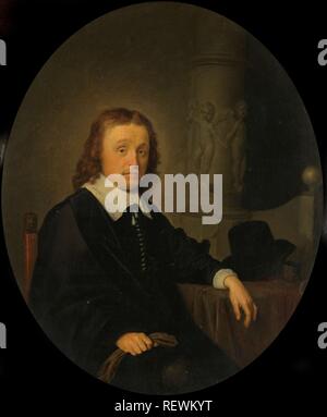 Johan Wittert van der Aa (1604-1670). Dating: 1646. Maße: H 28 cm x W 24 cm; d 5 cm. Museum: Rijksmuseum, Amsterdam. Autor: Gerard Dou. Stockfoto