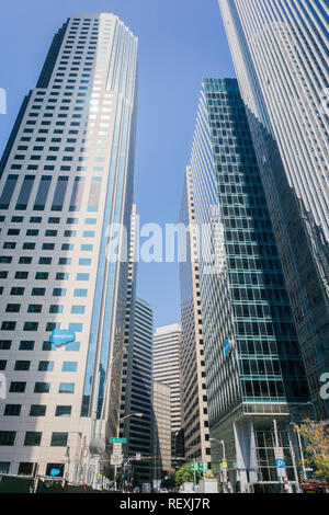 September 5, 2017 San Francisco/CA/USA - Die aktuellen Salesforce Bürogebäude in der Innenstadt von San Francisco. Stockfoto