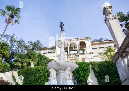 Dezember 23, 2017, San Simeon/CA/USA - Casa del Sol guest house, einer der 'Häuschen' von Hearst Castle Stockfoto