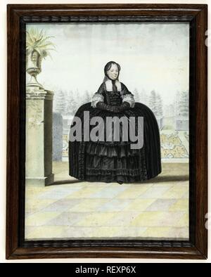 Porträt von Kaiserin Maria Theresia von Österreich (1717-1780). Verfasser der Stellungnahme: Ignaz Manzador. Dating: C. 1765 - C. 1791. Ort: Österreich. Maße: H 322 mm x B 241 mm. Museum: Rijksmuseum, Amsterdam. Stockfoto