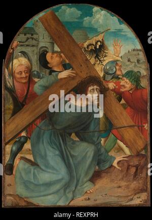 Christus das Kreuz tragen. Das Tragen des Kreuzes. Dating: C. 1510 - C. 1515. Ort: Antwerpen. Maße: Support: H 83 cm x W 59 cm. Museum: Rijksmuseum, Amsterdam. Autor: Quinten Massijs (I). MATSYS, Quentin. MASSYS, Quentin. Stockfoto