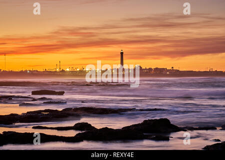 Sonnenuntergang in Casablanca, Marokko Stockfoto