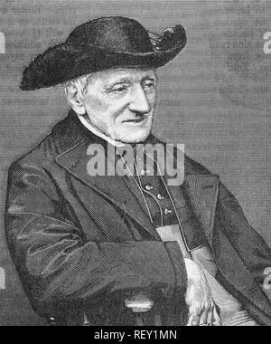JOHN Henry NEWMAN (1801-1890), katholischer Theologe und Kardinal Stockfoto