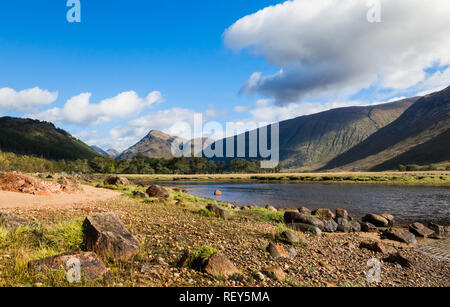 Loch Etive im Glen Etive im Glen Coe, in die schottischen Highlands Stockfoto