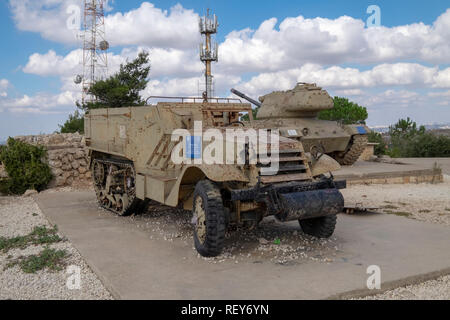 Israel, Latron, IDF gepanzerten Korps Museum und Denkmal Stockfoto