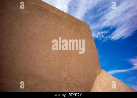 San Francisco De Asis adobe Kirche in Ranchos de Taos, New Mexico, USA Stockfoto