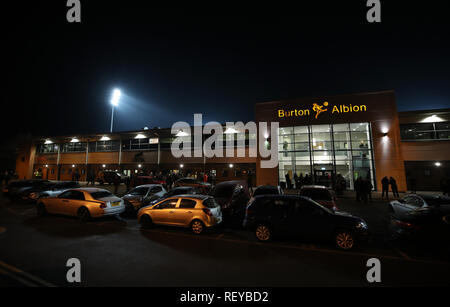 Eine allgemeine Ansicht des Pirelli Stadion vor dem carabao Cup Halbfinale, Rückspiel. Stockfoto