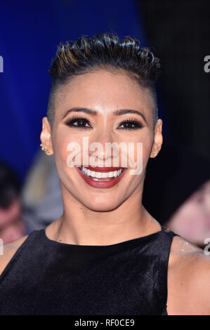 Karen Clifton die Teilnahme an der National Television Awards 2019 in der O2 Arena, London Stockfoto