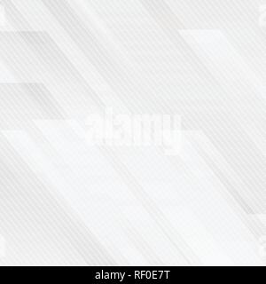 Abstrakte geometrische schräg mit weißem Hintergrund Technologie Stil. Vector Illustration Stock Vektor