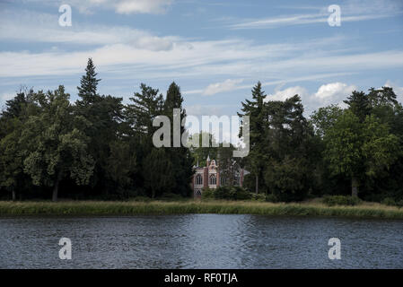 Wörlitzer Park ist ein wichtiger Teil des Dessau-Wörlitzer Gartenreich, das ist ein Weltkulturerbe in Deutschland. Stockfoto