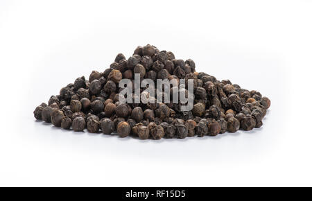 Stapel der Ganze schwarzer Pfeffer Stockfoto