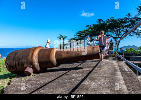 Castries St. Lucia eine der Windward Island in der Karibik. Stockfoto