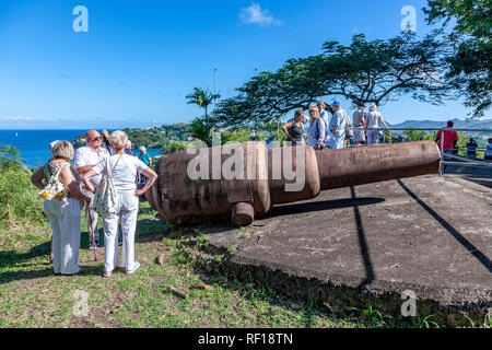 Castries St. Lucia eine der Windward Island in der Karibik. Stockfoto