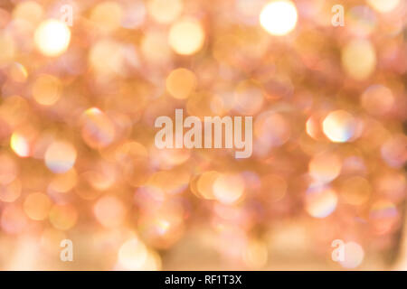 Bokeh blur fairy Textur von Perlen und Diamanten schimmernd im Licht. Stockfoto