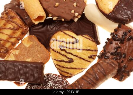 Süßigkeiten, assorted Cookies, Kekse Stockfoto