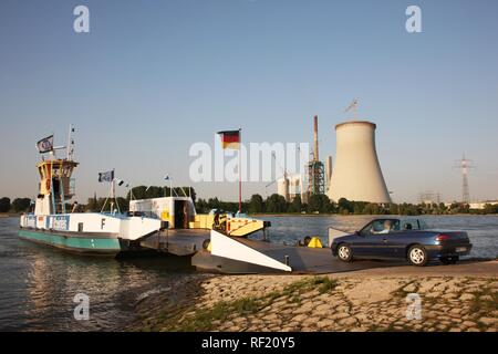 Baustelle von Deutschlands modernste Kohlekraftwerk, Walsum-10, Fertigstellung 2010, Duisburg Stockfoto