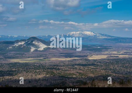 Hokkaido, Mashu Akan Nationalpark, Landschaft Stockfoto