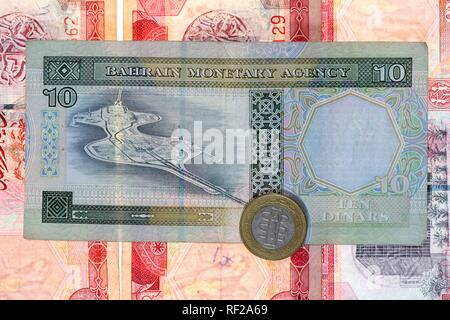 Dinar, Währung, Bahraini Dinar (BHD), Bahrain Monetary Agency, Bahrain Stockfoto