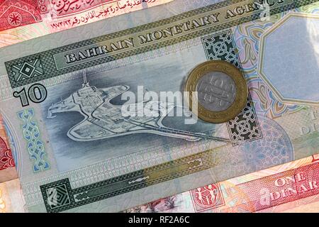 Dinar, Währung, Bahraini Dinar (BHD), Bahrain Monetary Agency, Bahrain Stockfoto