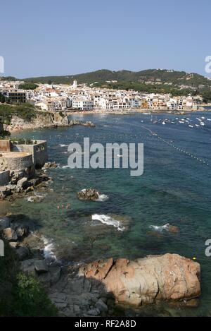 Calella de Palafrugell, Küstenstadt an der Costa Blanca, Valencia, Spanien Stockfoto