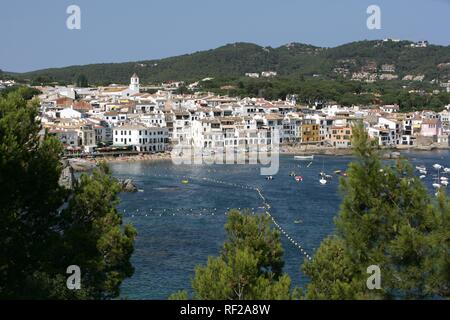 Calella de Palafrugell, Küstenstadt an der Costa Blanca, Valencia, Spanien Stockfoto