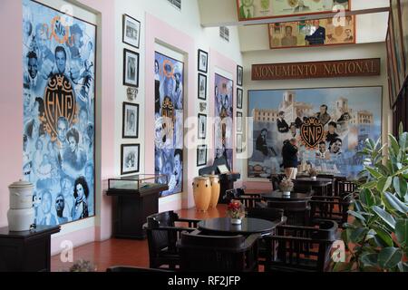 Monumente Nacional, permanente Ausstellung in der Bar im Hotel Nacional, Havanna, Kuba, Karibik Stockfoto