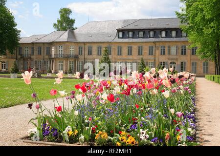 Blick vom Hofgarten, Neues Schloss, Bayreuth, Oberfranken, Franken, Bayern Stockfoto