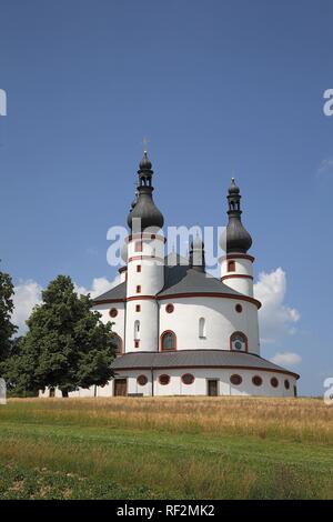 Dreifaltigkeitskirche Kappl, Kirche der Heiligen Dreifaltigkeit, der pilgernden Kirche in der Nähe von Waldsassen in der Oberpfalz, Bayern Stockfoto