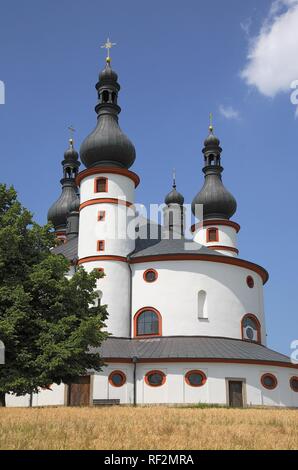 Dreifaltigkeitskirche Kappl, Kirche der Heiligen Dreifaltigkeit, der pilgernden Kirche in der Nähe von Waldsassen in der Oberpfalz, Bayern Stockfoto