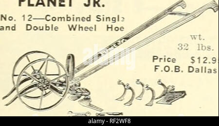 . Katalog 1945.. Samen Kataloge Kataloge; Gemüse; Blumen; Pflanzen Kataloge Kataloge; Gartengeräte und Zubehör Kataloge. FLANET JR. Bitte beachten Sie, dass diese Bilder sind von der gescannten Seite Bilder, die digital für die Lesbarkeit verbessert haben mögen - Färbung und Aussehen dieser Abbildungen können nicht perfekt dem Original ähneln. extrahiert. Magnolia Seed Company; Henry G. Gilbert Baumschule und Saatgut Handel Katalog Kollektion. Dallas, Texas: Magnolie Seed Co. Stockfoto