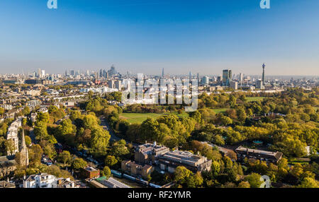 Ansicht der Stadt von London Stockfoto