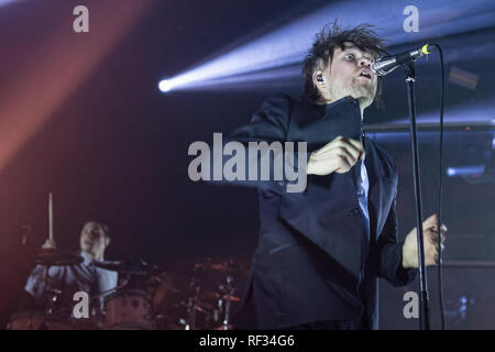 Glasgow, Schottland, Großbritannien. 23. Januar, 2019. Enter Shikari, in Konzert im Barrowlands Ballsaal. Credit: Stuart Westwood/Alamy leben Nachrichten Stockfoto