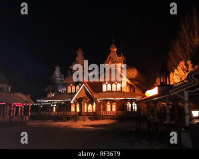 Harbi, Harbi, China. 24 Jan, 2019. Harbin, China - Nacht Landschaft Wolga Manor in Harbin, Provinz Heilongjiang. Credit: SIPA Asien/ZUMA Draht/Alamy leben Nachrichten Stockfoto