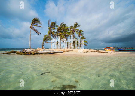 Panama San Blas Inseln, Kuna Yala, Achutupu Insel Stockfoto