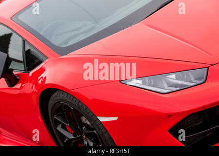 Huracan Lamborghini LP 580-2 abstrakt. Italienischen Supersportwagen Stockfoto