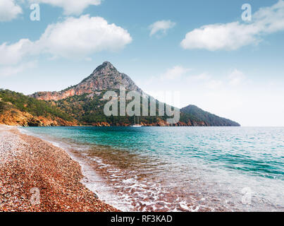 Erstaunlich mediterranen Seenlandschaft in Adrasan, Türkei. Landschaftsfotografie Stockfoto