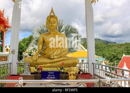 Bangkok, Thailand - 24. August 2018: Tempelanlagen in Thailand. Buddhistische Tempel in Bangkok. Stockfoto