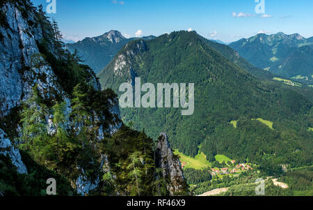 Die 4675ft Unternberg im Chiemgau, Ruhpolding, Oberbayern, Deutschland, Europa Stockfoto